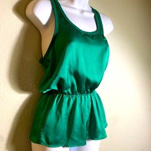 Green blouse XS